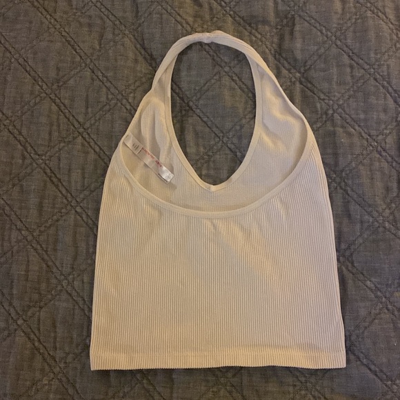 Urban Outfitters White Halter Crop Top - Picture 2 of 4